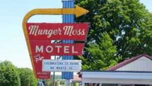 The historic Munger Moss Motel
