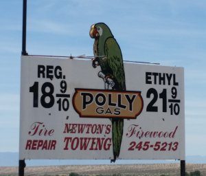 Polly Gas at Newton's Towing